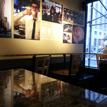 Gregorys Coffee - Cool graphic wall - Coffee & Tea Near Me - New York, New York