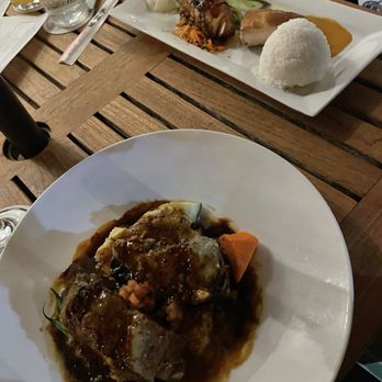 Roy's Waikiki - Slow Braised Honey Mustard Grilled Beef Short Ribs Misoyaki Butterfish - Hawaiian Near Me - Honolulu, Hawaii Roy's Waikiki - Slow Braised Honey Mustard Grilled Beef Short Ribs Misoyaki Butterfish - Hawaiian Near Me - Honolulu, Hawaii