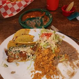 Was two fish and one shrimp taco- my apologies- I was hungry...