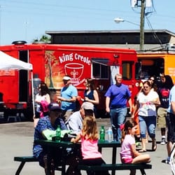One of the food trucks. Real creole food by way of NC!!