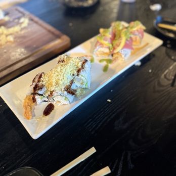 Sushi Loco - Shrimp crunch roll and Baja roll - Sushi Bars Near Me - Corona, California Sushi Loco - Shrimp crunch roll and Baja roll - Sushi Bars Near Me - Corona, California