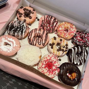 Duck Donuts - Valentine's assorted dozen donuts - Donuts Near Me - Herndon, Virginia