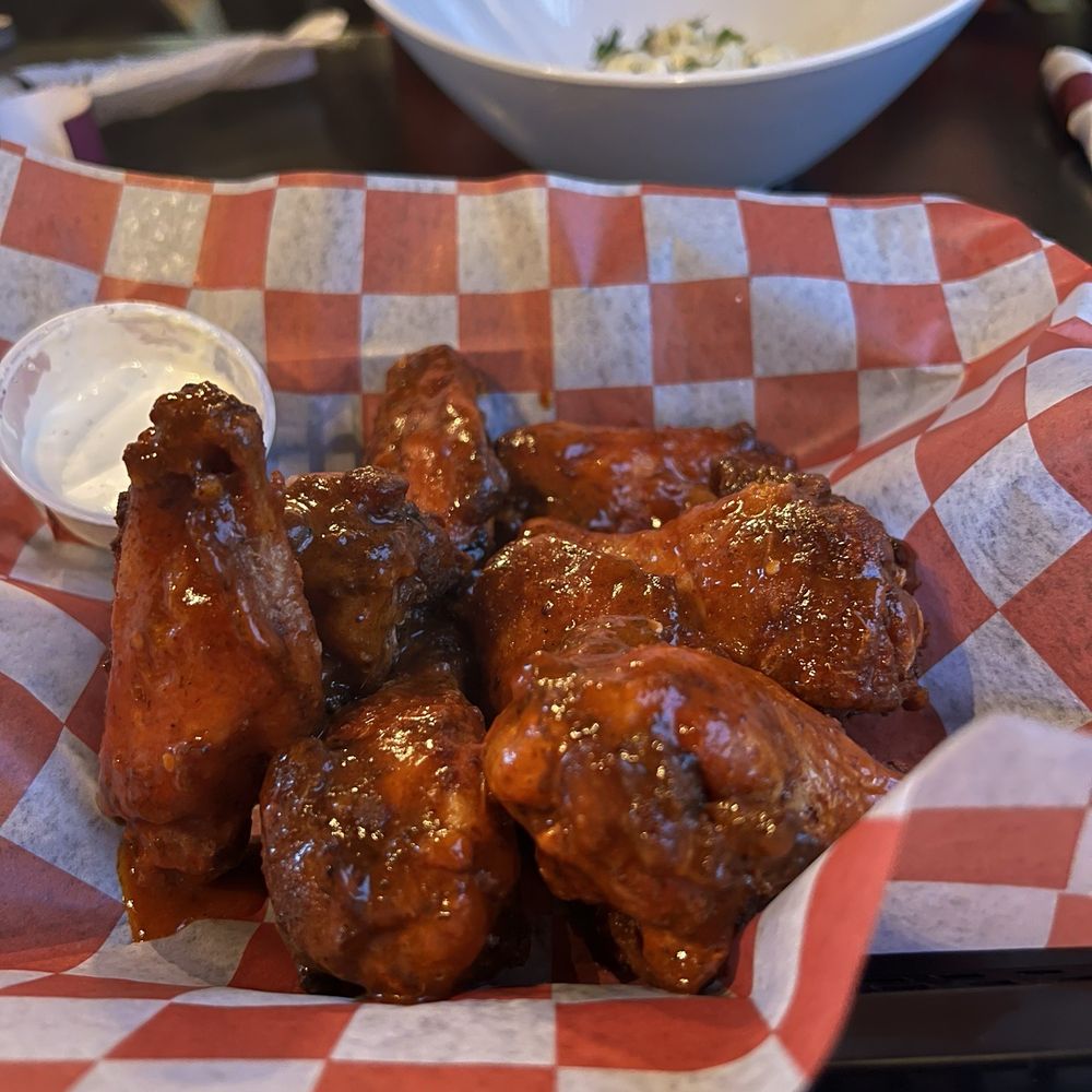 Wood fire wings with Smokey habanero sauce Wood fire wings with Smokey habanero sauce
