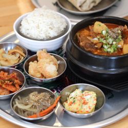 Gamjatang tray set ($16.95) - it's a bit salty