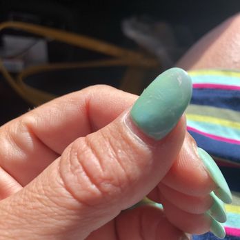 Pinky Nails & Spa - Clear coming off and yellow ting - Nail Salons Near Me - Oklahoma City, Oklahoma Pinky Nails & Spa - Clear coming off and yellow ting - Nail Salons Near Me - Oklahoma City, Oklahoma