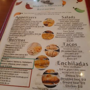 Magaly's Mexican Restaurant - Menu. - Mexican Near Me - Benson, Arizona Magaly's Mexican Restaurant - Menu. - Mexican Near Me - Benson, Arizona