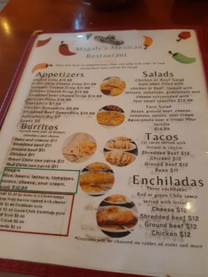 Menu photo 1 Magaly's Mexican Restaurant Benson, AZ Menu photo 1 Magaly's Mexican Restaurant Benson, AZ