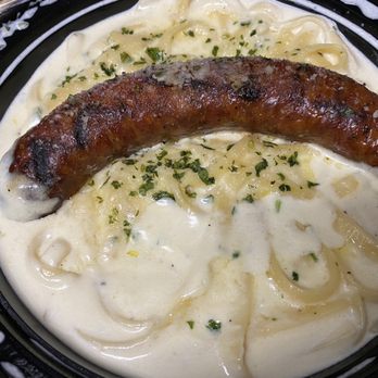 ItaliAmo - Alfredo with sausage - Pizza Near Me - Westmont, Illinois ItaliAmo - Alfredo with sausage - Pizza Near Me - Westmont, Illinois