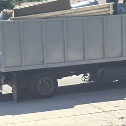 Their truck full. Their truck full.