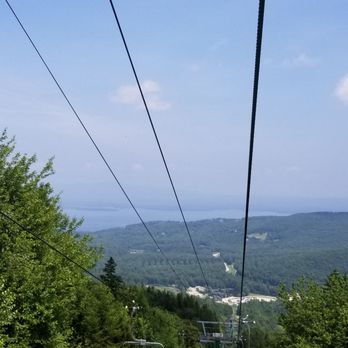 Gunstock Mountain Resort - View down on chairlift - Ski Resorts Near Me - Gilford, New Hampshire