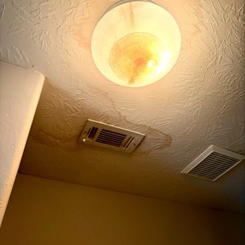 Firstkey Homes - Laundry Room, has leaks - they shut the AC vent. Fixed nothing, electrical problem waiting to happen 2/27/25 - Property Management Near Me - The Woodlands, Texas