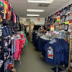 Shrader's Goods - It's a small place with a ton of shirts the stations FF and EMS wear. It's no joke!
