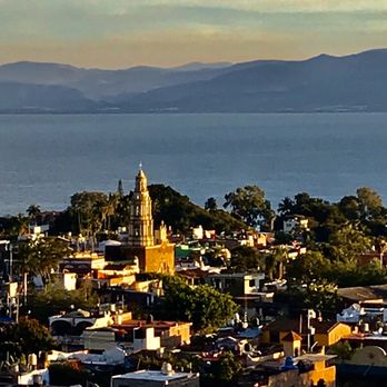 Donaire Hotel Boutique - San Andres Church, the charming town of Ajijic, and Lake Chapala from our balcony - Hotels Near Me - Ajijic, JAL