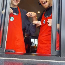 Received my Chai tea from these 2 great guys! Thanks for making my morning so FUN! Received my Chai tea from these 2 great guys! Thanks for making my morning so FUN!