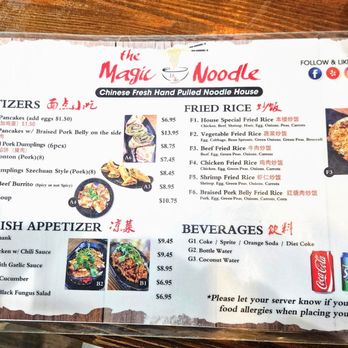 The Magic Noodle - Menu - Chinese Near Me - Las Vegas, Nevada The Magic Noodle - Menu - Chinese Near Me - Las Vegas, Nevada