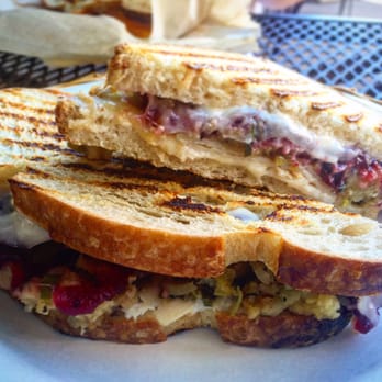 Kalia Cafe - Turkey panini with stuffing, cranberry relish and melted cheese - Coffee & Tea Near Me - Kihei, Hawaii
