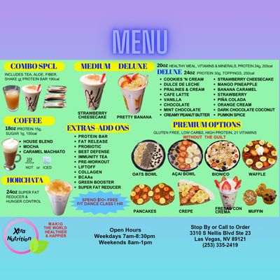 Menu photo 7 Xtra Nutrition Las Vegas, NV Menu photo 7 Xtra Nutrition Las Vegas, NV