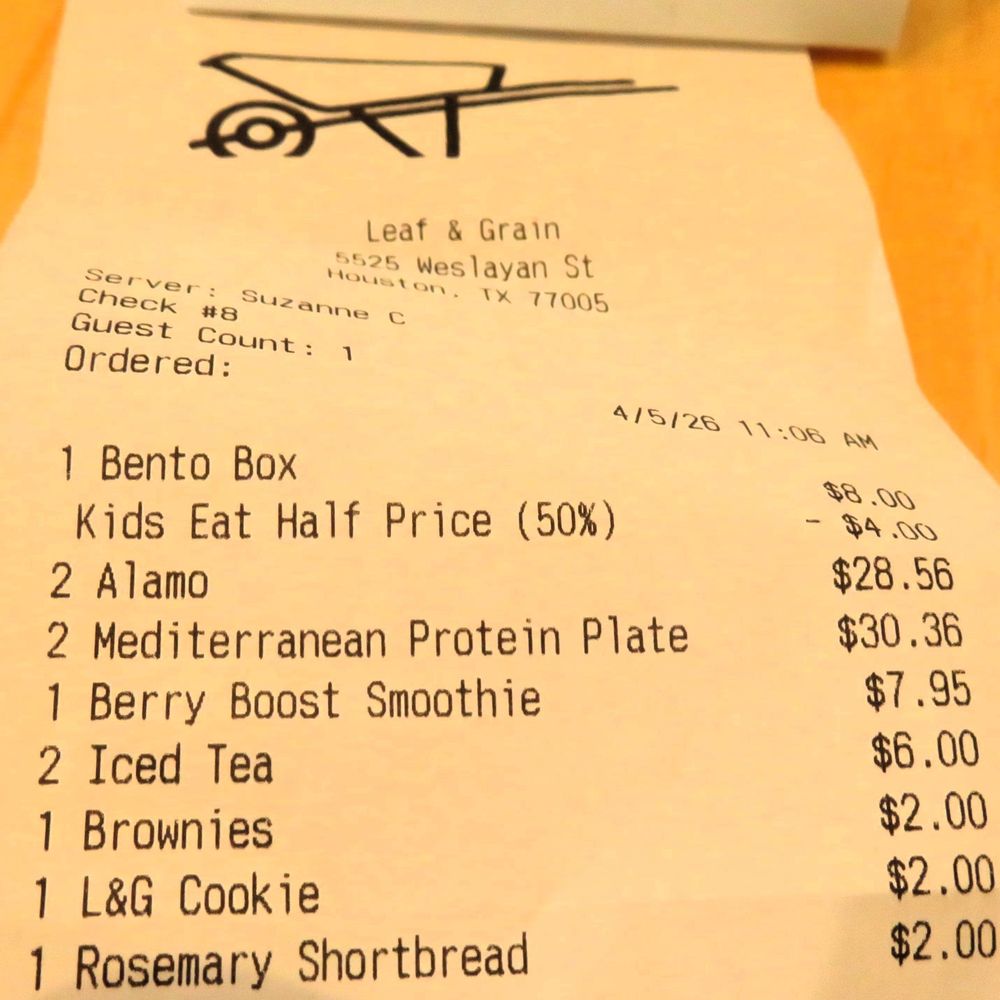 Leaf & Grain - Salad Near Me - Houston, Texas