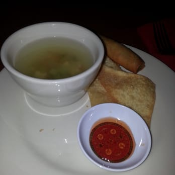 PP Thai & Sushi - Soup, eggroll, crispy ... included with your lunch special. - Thai Near Me - Mesa, Arizona