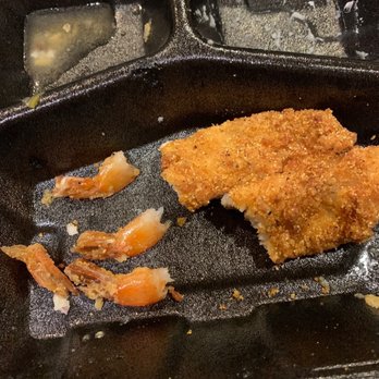 Cotton Patch Cafe - Catfish filet and 4, instead of 8, shrimp. - Southern Near Me - Wylie, Texas