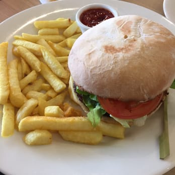 Cafe Acqua - Beef Burger $13.90 lunch - Coffee & Tea Near Me - Elizabeth, SA