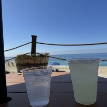 Lost Pier Cafe - Lemonade and water - Cafes Near Me - Laguna Beach, California Lost Pier Cafe - Lemonade and water - Cafes Near Me - Laguna Beach, California