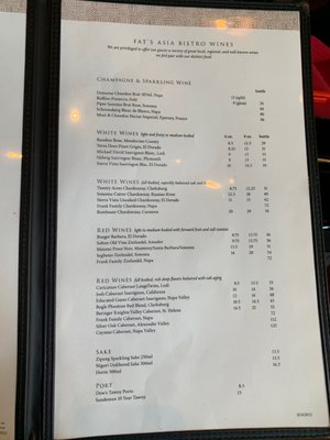 Menu photo 8 Fats Asia Bistro Folsom, CA