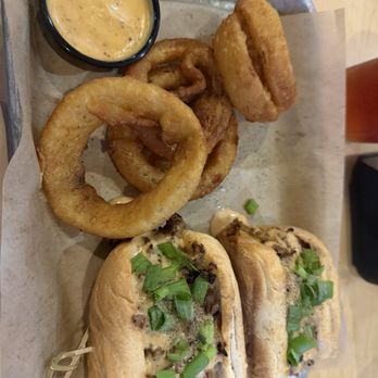 Buffalo Wild Wings - Buffalo Wild Wings version of a cheesesteak. It was delicious. - Chicken Wings Near Me - Logan, Utah