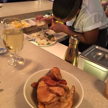 Grey Gardens - Enjoying our dip snacks and watching the chefs at work - Wine Bars Near Me - Toronto, Ontario Grey Gardens - Enjoying our dip snacks and watching the chefs at work - Wine Bars Near Me - Toronto, Ontario