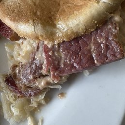 Beef jerky ruben sandwich..... Beef jerky ruben sandwich.....