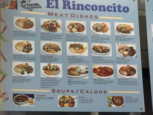Menu photo 4 El Rinconcito Fresno, CA