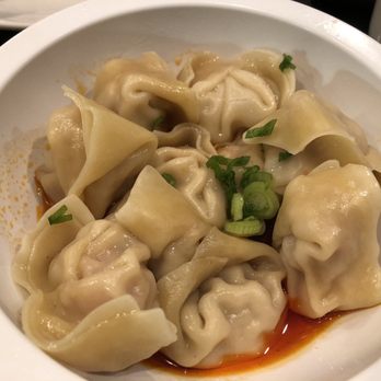 Bing's Dumpling - Shrimp and Pork Wontons in Chili Oil - Dim Sum Near Me - Fremont, California Bing's Dumpling - Shrimp and Pork Wontons in Chili Oil - Dim Sum Near Me - Fremont, California