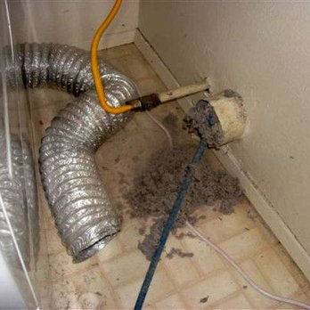 Action Appliance Service - Dryer lint build up in our clothes dryer hose is dangerous!  Call today to have us check out your dryer vent (336)684-2748! - Appliances & Repair Near Me - Graham, North Carolina