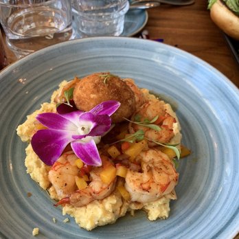 Hudson On The River - Shrimp and grits were fantastic! - New American Near Me - Stuart, Florida Hudson On The River - Shrimp and grits were fantastic! - New American Near Me - Stuart, Florida