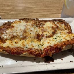 Eggplant parm sub