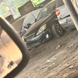 My car that was in good condition when it was towed and look at it now