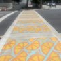 Photo of Orange Crosswalk