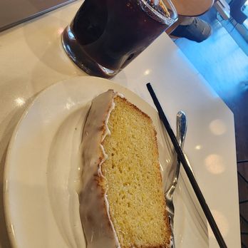 Sheepgate Coffee - Cold brew and frosted lemon pound cake - Coffee & Tea Near Me - Colfax, Iowa