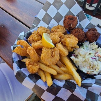 Hook’d Pier Bar & Grill - Shrimp basket. - New American Near Me - Panama City Beach, Florida Hook’d Pier Bar & Grill - Shrimp basket. - New American Near Me - Panama City Beach, Florida