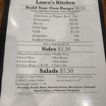 Laura's Kitchen - Menu - American Near Me - Breckenridge, Texas Laura's Kitchen - Menu - American Near Me - Breckenridge, Texas