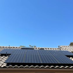 Evergreen Solar Clean - Right array. Before.