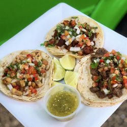 El Fuego Taqueria - chicken, beef, and pork tacos