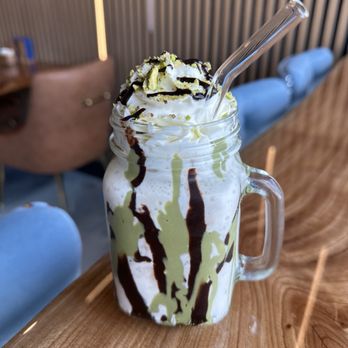 Dino’s Coffee House - Dubai Chocolate Milkshake - Cafes Near Me - Mahopac, New York Dino’s Coffee House - Dubai Chocolate Milkshake - Cafes Near Me - Mahopac, New York