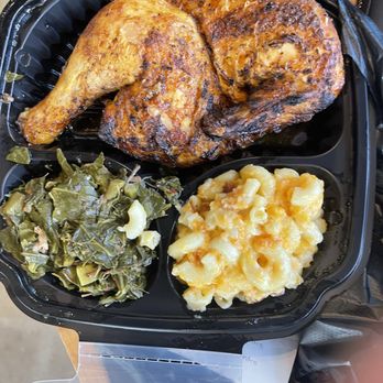 Ruby's Southern Comfort Kitchen - Roasted Half Chicken, Holy Trinity Greens, Mac & Cheese - Southern Near Me - Bowie, Maryland Ruby's Southern Comfort Kitchen - Roasted Half Chicken, Holy Trinity Greens, Mac & Cheese - Southern Near Me - Bowie, Maryland