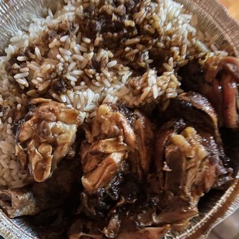 Kingston Food Truck - Jerk chicken & white rice with oxtail gravy. - Food Trucks Near Me - Bronx, New York Kingston Food Truck - Jerk chicken & white rice with oxtail gravy. - Food Trucks Near Me - Bronx, New York