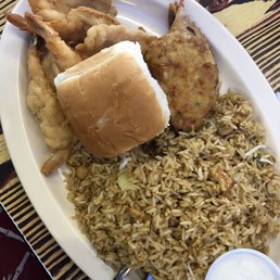 Shrimp and stuffed crab platter Shrimp and stuffed crab platter
