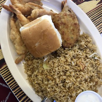 Mambo Seafood - Shrimp and stuffed crab platter - Seafood Near Me - Houston, Texas Mambo Seafood - Shrimp and stuffed crab platter - Seafood Near Me - Houston, Texas
