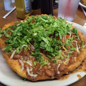 Mexican Water Trading Post - Navajo taco! It's HUGE!!! Definitely large enough to split if you're not starving. ;) - American Near Me - Mexican Water, Arizona Mexican Water Trading Post - Navajo taco! It's HUGE!!! Definitely large enough to split if you're not starving. ;) - American Near Me - Mexican Water, Arizona