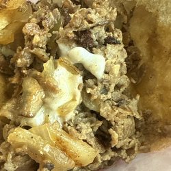 Lee's Hoagie House - Cheesesteak with provolone, mushrooms, and onions