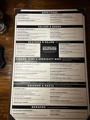 Menu photo 2 Thunder Bay Grille Rockford, IL